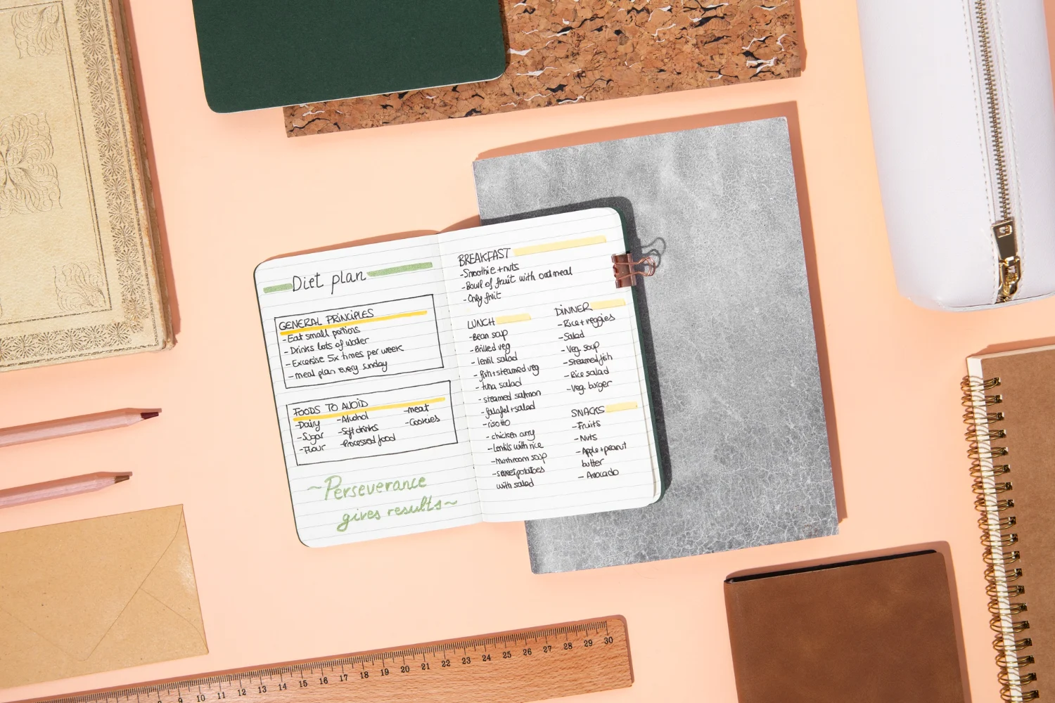 Productivity System with Planner and Habit Tracker