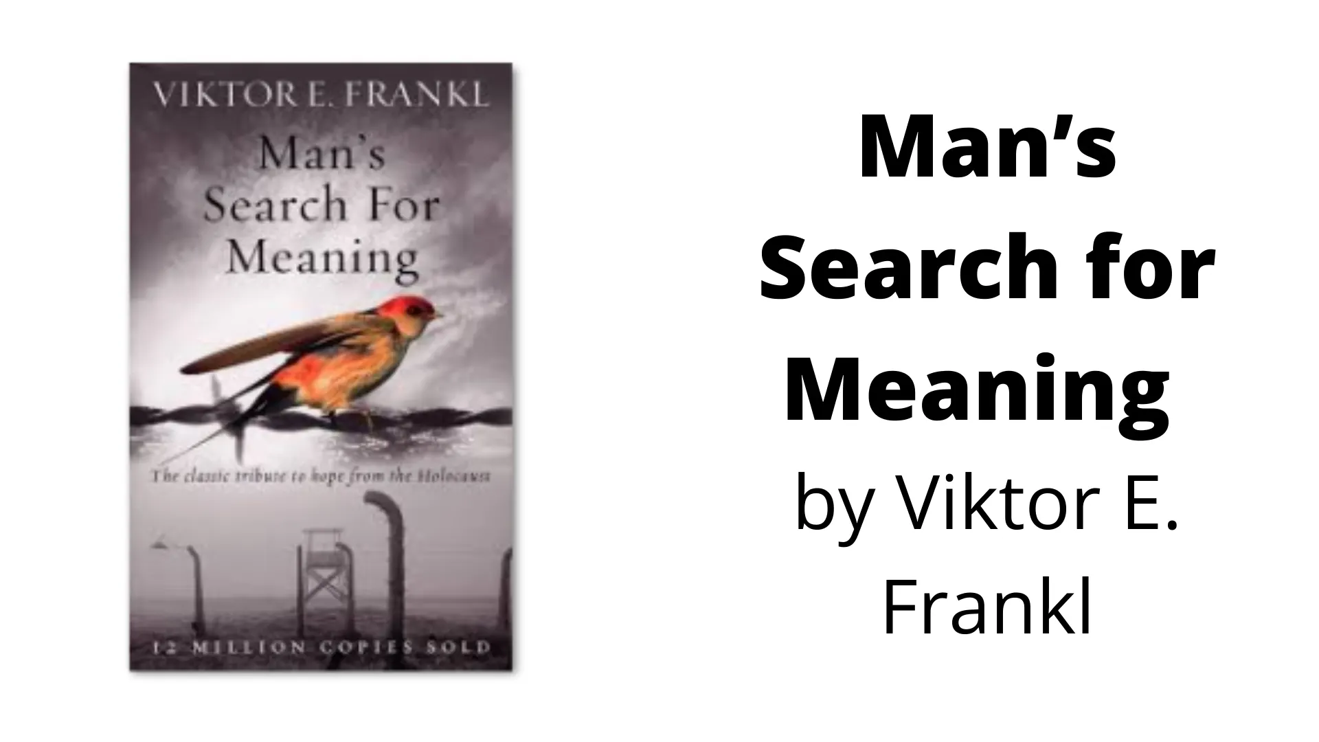 Man’s Search for Meaning by Viktor E. Frankl