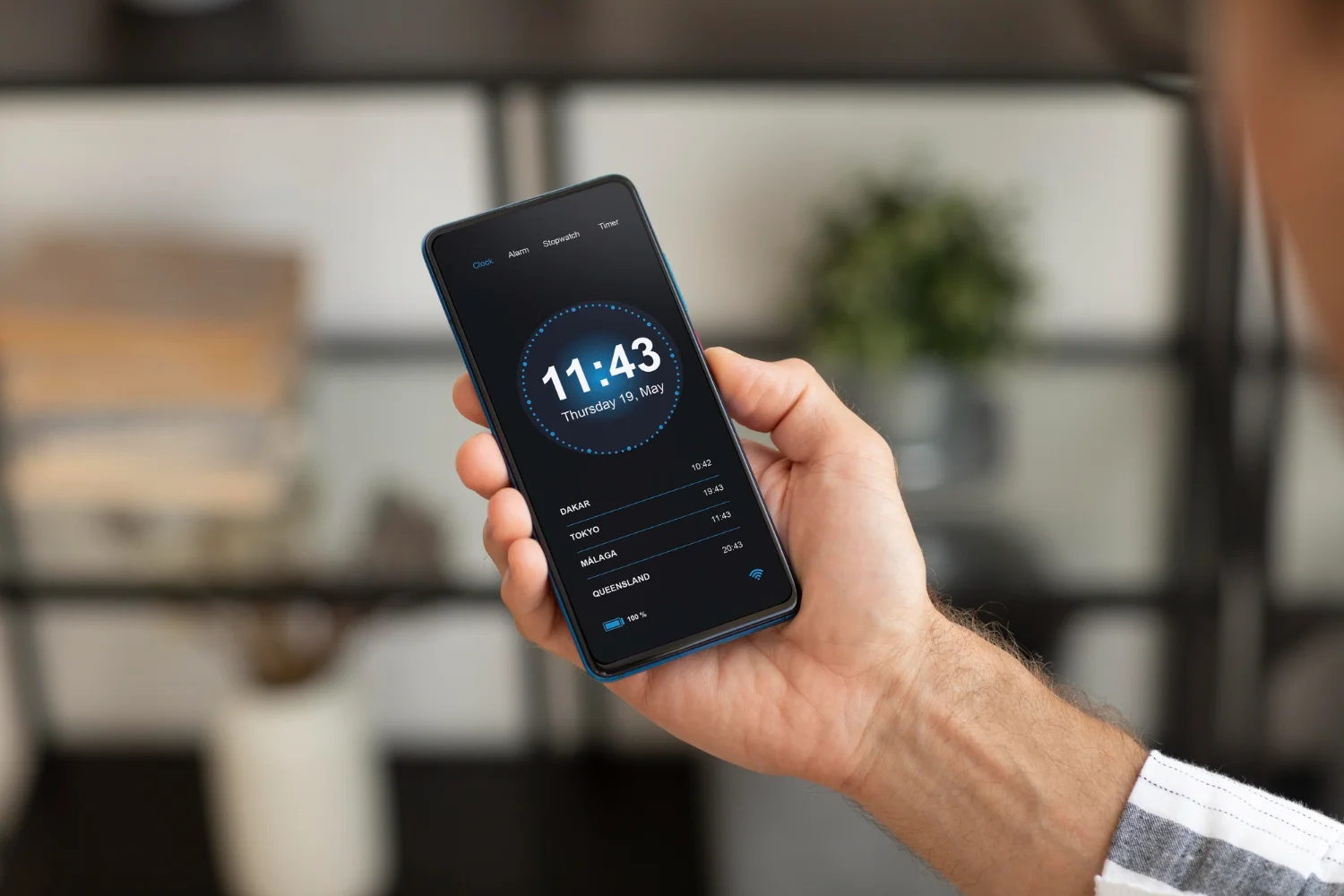 Checking Daily Screen Time Report on Phone